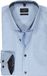 OLYMP No. 6 Six super slim fit chemise - manche longue - structure - bleu clair - facile à repasser - taille 38