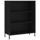 vidaXL Boekenkast, zwart, 69,5 x 32,5 x 90 cm, houtvezel