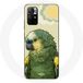 Maniacase Étui Redmi Note 11 5G amazonepapegaaien vert