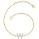 Glanzstücke München Armband Zilver 925 Zirkonia Wit Geelgoud 17 cm Dames