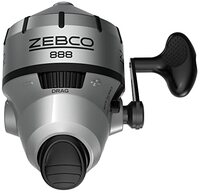 Zebco 888 Spincast Fishing Reel - Size 80 - Silver
