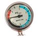 Mares Spg52 Psi 15cm Rubber Oxygen Xr Line Manomètre Argent
