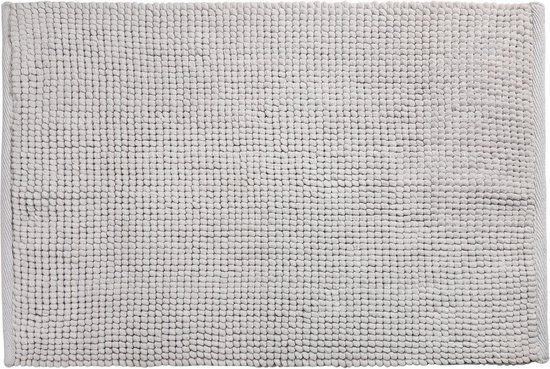 Differnz Candore Badmat - Licht Grijs - 50x80cm - Microfiber - Vloerverwarming Geschikt