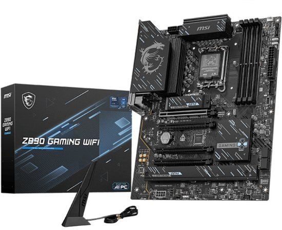 MSI Z890 GAMING WIFI Moederbord ATX LGA1851 DDR5 M.2 WiFi 7