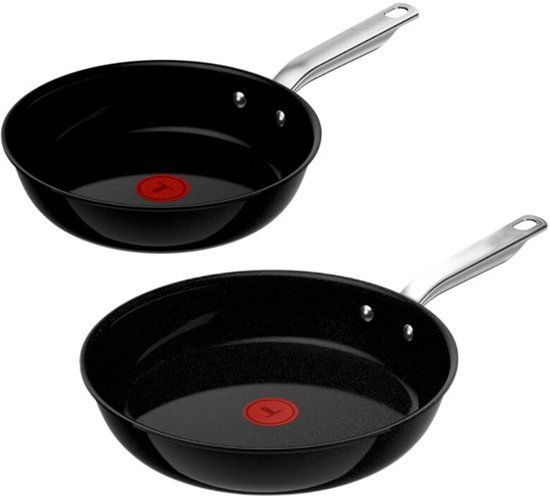Tefal Experience Ceram Fusion Core inductie koekenpannenset 2-delig