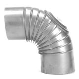 FIREFIX A110/BT FAL boog 90°, stijf, met reinigingsdeur, ø 110 mm