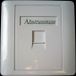 Plaque murale avec cadre pour 1 module keystone (80 x 80)