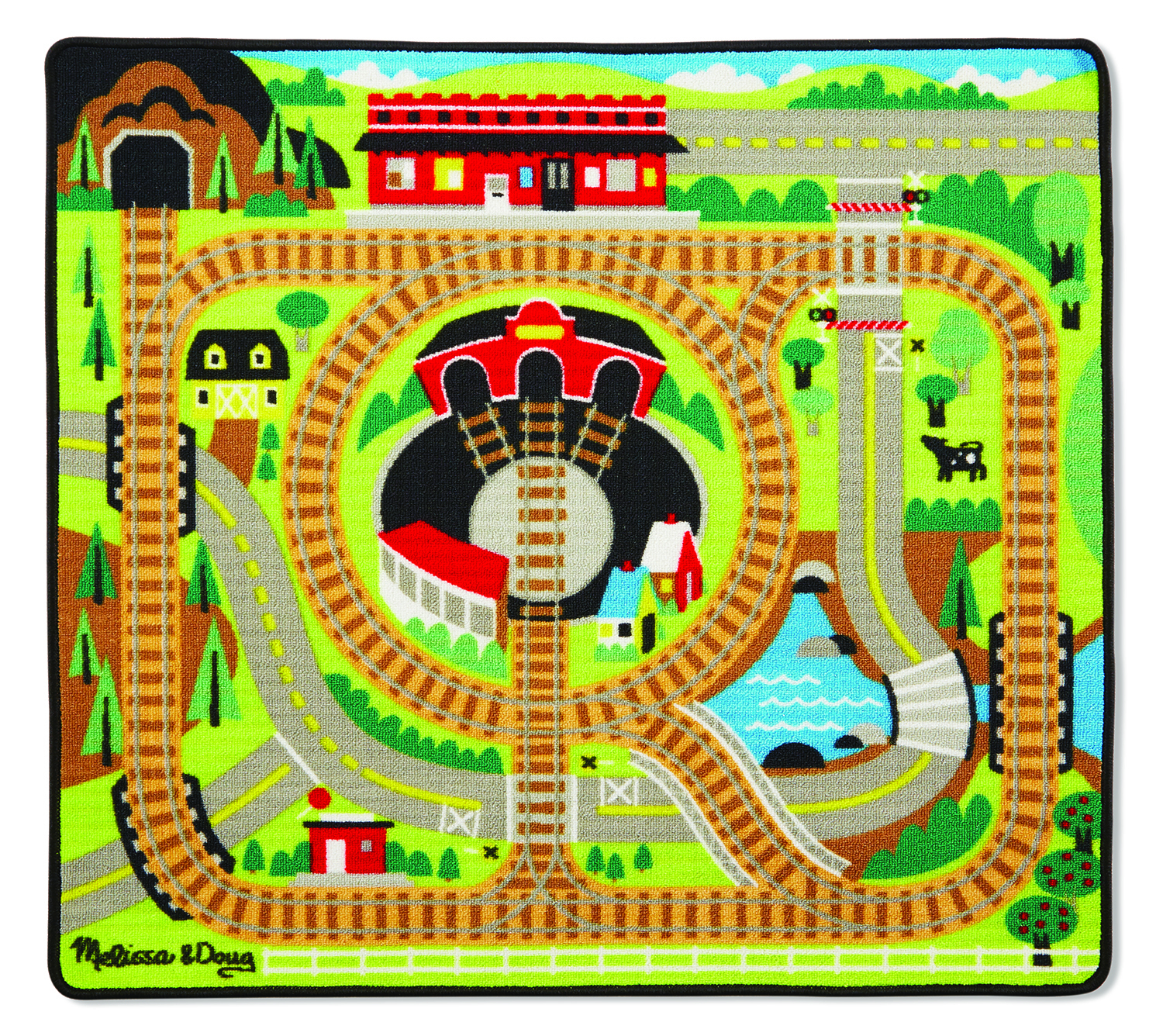 MELISSA & DOUG Treinkleed Met Spoor multi