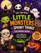 Cozy and Sweet Little Monsters & Spooky Things: Cute Halloween Coloring Book for Kids and Adults with 50 Single-Sided Kawaii Spooky Pages