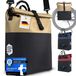 Sacoche de vélo porte-bagages - Étanche - 22 litres - Avec bandoulière
