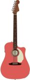 Fender California Standard Redondo CE Fiesta Red - Akoestische gitaar