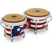 LP Latin Percussion LP817960 Bongo Mini Tunable Puerto Rican Flag afstembaar