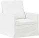 vidaXL Canapé une place Blanc 70 x 81 x 82 cm Tissu