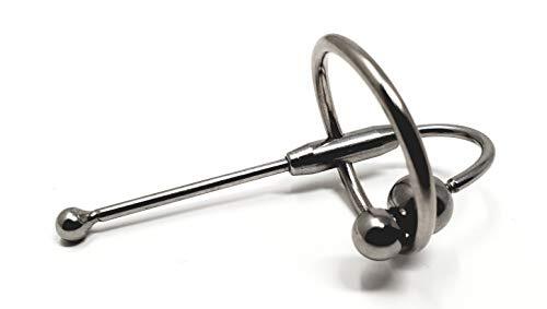 The Bondage Locker penis plug urethral met eikelring en sperma stopper