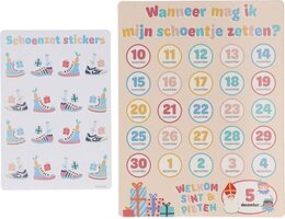 Folat Aftelkalender - 'Wanneer mag ik mijn schoentje zetten?' - Sint en Pieten