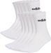 Adidas Performance Linear Gevoerde Sokken 10 Paar - Unisex - Wit - Maat 34-36