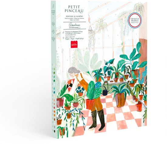 LA PETITE épicerie La Petite Epicerie Painting by Number Kit “GreenHouse”