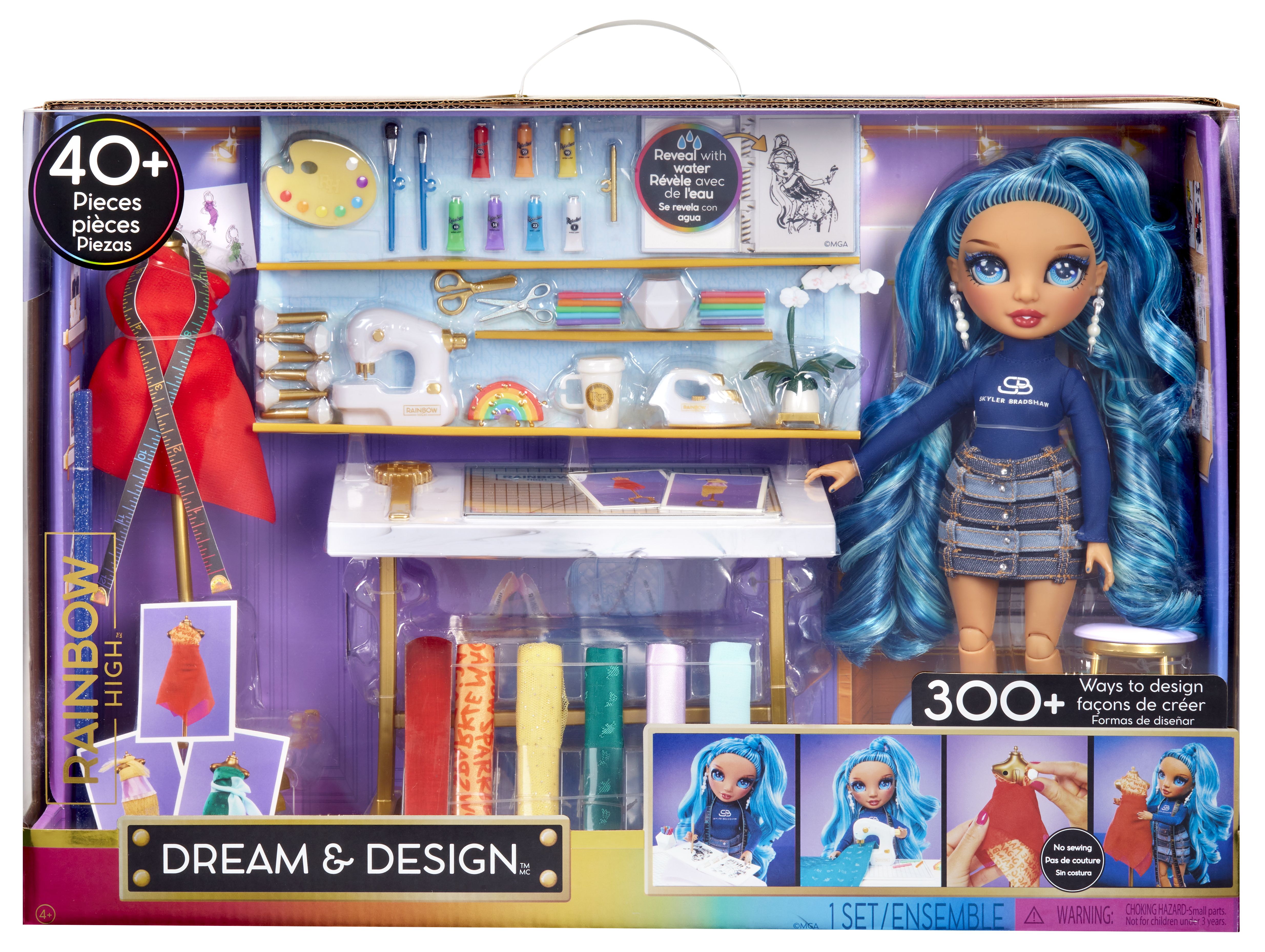 MGA Entertainment Rainbow High Dream & Design Fashion Studio Speelset - Met Skyler Doll