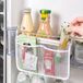 Unyqoos® Organiseur de porte de réfrigérateur pratique Blanc