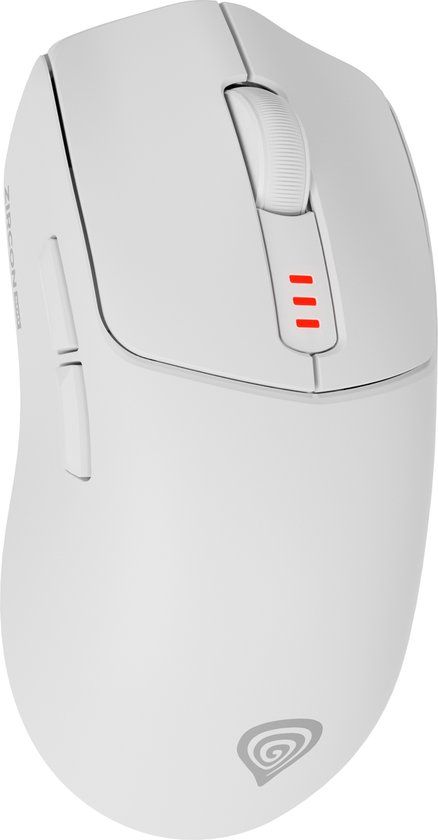 Genesis NMG-2114 Zircon 500 Draadloze Gaming Muis Wit