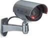 Relaxdays Dummy Beveiligingscamera - Grijs - Met LED - Voor Binnen & Buiten