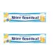 Folat Oktoberfest 2x Mega Vlaggen met Blonde Dame 40 x 180 cm