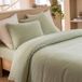 Terre De Nuit Housse de couette 260x240 gaze de coton vert