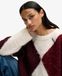 Superdry Femme Pull Argyle Brushed Coupe Décontractée Cream Taille: 34
