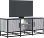 Maison Exclusive - meuble TV, gris Sonoma, 100x35x41 cm, fabriqué en panneau de particules et métal