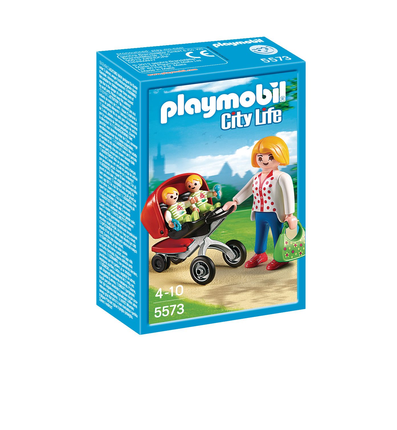 Playmobil City Life Tweeling kinderwagen 5573 - Speelgoedsets
