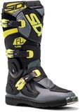 Sidi Flame Zwart Lime Grijs Kinder Crosslaarzen - Laars