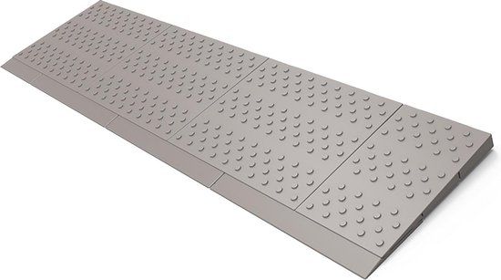 SecuCare Drempelhulp - 1 laags 84 x 2 x 21 cm - Grijs