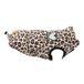Preziosi Pet Gevoerde warme jas voor honden, comfortabele jas klein 25 cm, verstelbare clipsluiting, gat voor lijn
