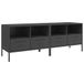 vidaXL Meuble TV, 2 pièces, noir, 68x39x50,5 cm, acier