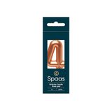Spaas 12x Verjaardagskaars Nummer '4', Roségoud