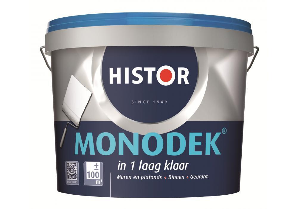 Histor Monodek Muurverf - 10 liter - Gebroken Wit