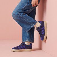 Adidas VL court 3.0 Sneakers blauw Suede