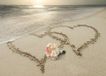 Kit de peinture diamant 5D, "Amour sur la plage", 30x40 cm, forme ronde, pour adultes