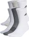 adidas Performance GEVOERDE SOKKEN 6 PAAR - Unisex - Wit