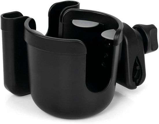 Safe Life Safe Age® Universele Bekerhouder & Telefoonhouder - Zwart