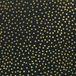 Merkloos / Sans marque rotolux Matzwart Inpakpapier Confetti Dots Goud – 30 cm × 100 m