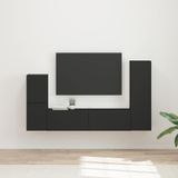 Maison Exclusive - Ensemble de meubles TV, 4 pièces, 30 x 31 x 100 cm, noir