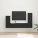 Maison Exclusive - Ensemble de meubles TV, 4 pièces, 30 x 31 x 100 cm, noir