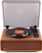 Audizio Laredo platenspeler HiFi Premium avec Bluetooth - Brun