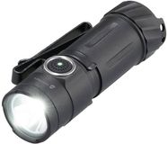 TOOLCRAFT TO-9664728 Mini-zaklamp werkt op Li-ion oplaadbare batterij Verstelbaar, Met riemclip, Met noodlichtfunctie