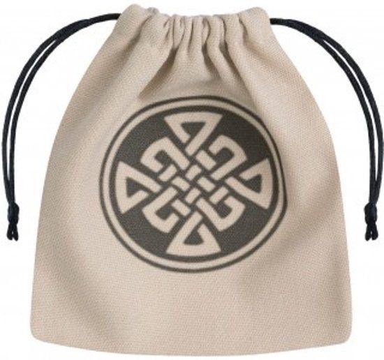 Q Workshop Celtic Beige & black Dice Bag
