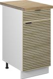 Vicco Fame-Line Meuble bas de cuisine – 40 cm, WB Chêne panneau chêne