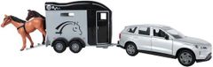 Kids Globe Volvo EX90 met Cheval Liberté Paardentrailer
