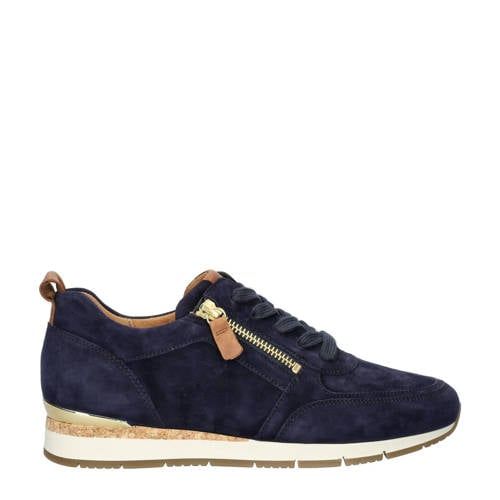 Gabor suède sneakers donkerblauw