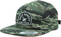 Surf Monkey Eus, S.L. 5-panel pet - platte klep - jockey / volwassene / één maat (camouflage)